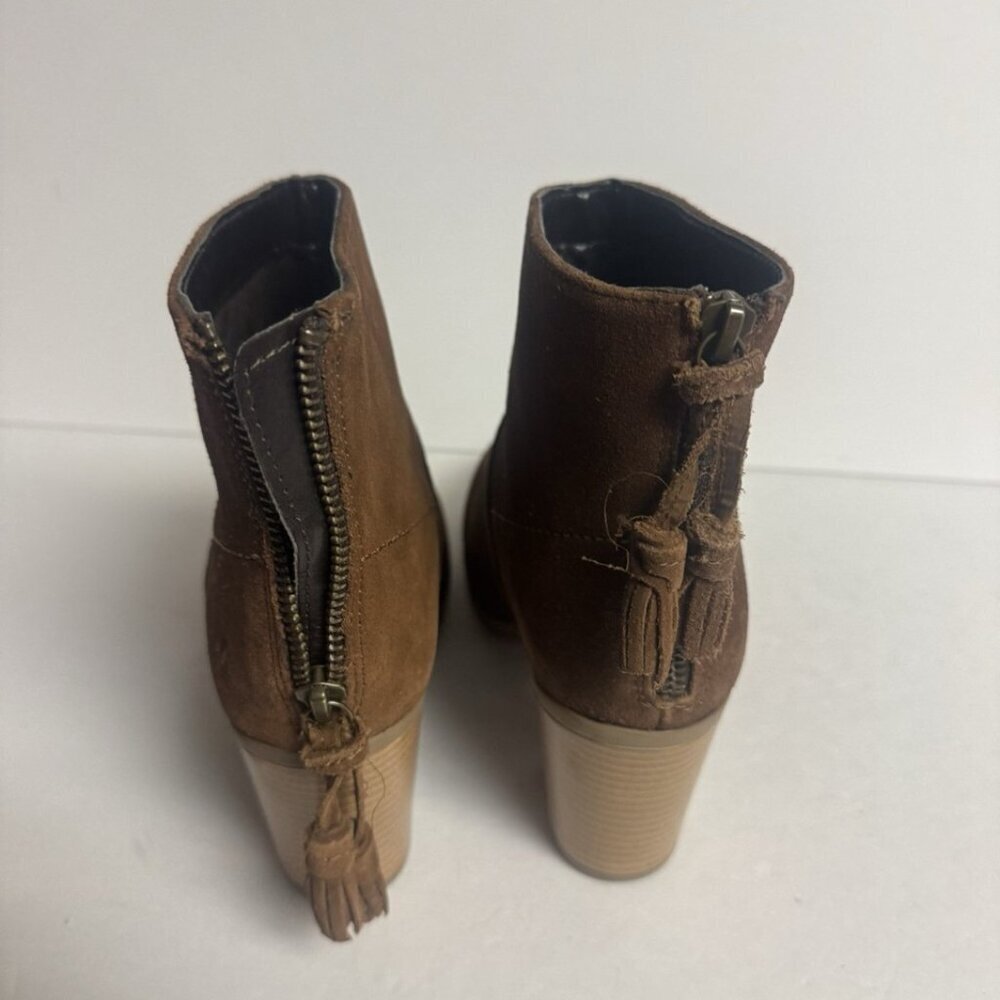 Hush Puppies Womens Ingrid Ankle Boot Tan Suede Size 8 M - Picture 4 of 6